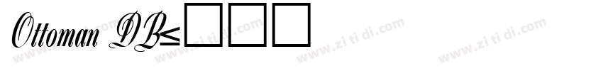 Ottoman DB字体转换